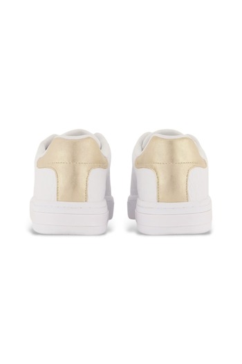 Armani Exchange Kadın Kabartma Monogram Desenli Sneaker - Beyaz