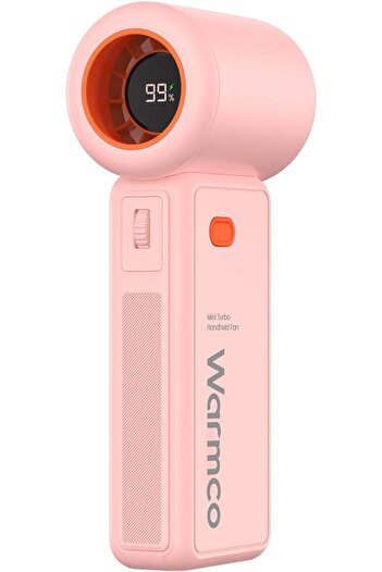 Generic Warmco 5000mAh Portable Handheld Fan, Speed(1-100) Adjustable Powerful Mini Turbo Fan