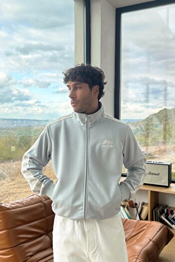 Flaw Wear Nakışlı Eşofman Üstü Ceket