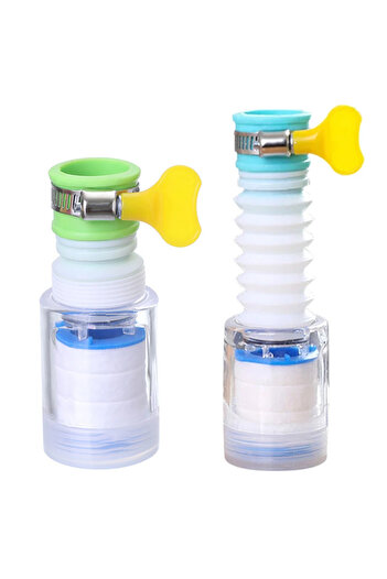 newnet Flexible Adjustable Faucet Filter Water Saving Head (Can Be Oriented Left-To-Right)