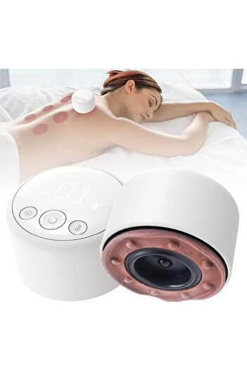techlove Smart Rechargeable Electric Cupping Therapy Massager with Natural Red Beian Stone Suction Mode