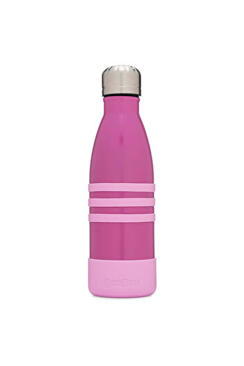 YumBox Stainless Steel Triple Insulated Water Bottle 14 oz/420 ml - Pacific Pink with Stainless Stee