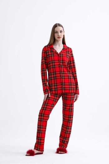 Yeniİnci Cotton Pajama Set 5002