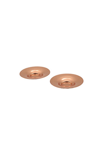 ANTEPSEPETİ Copper 2-Piece Tea Plate