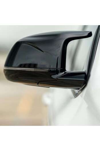 AutoUp Batman Mirror Covers for BMW X3 F25 X4 F26 X5 F15 F85 X6 F16 F86 - Glossy Black