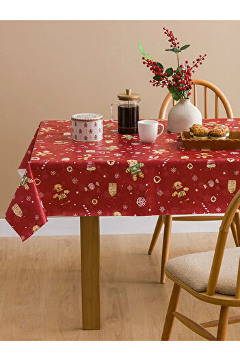 LC Waikiki Lcw Home Mixed Christmas Themed Tablecloth 140X140 cm