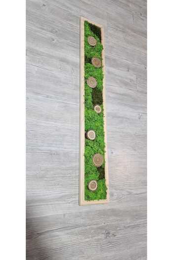 Narium Stabilized Moss Decor Frame 100×15 cm