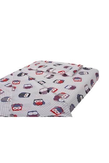 Somnart Baby Crib Linen,, Fitted Sheet 60X120X10 With Elastic, Fitted Sheet 80X110, Low Pillow 20X35,