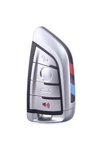 Xentech Light Alloy car key case plus eco-leather keychain compatible with BMW G Series