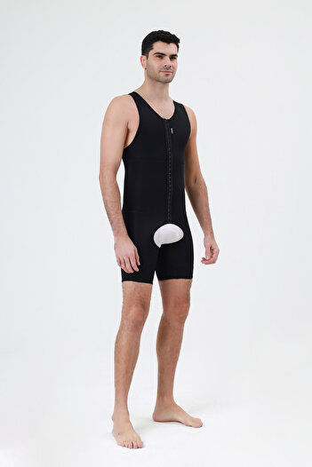 LİPOTEKS Post-Operative Men's Over-Knee Liposuction Corset
