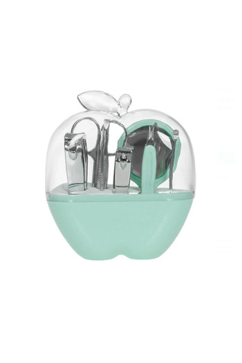 OEM Compact Kit, Manicure, Pedicure and Face, Apple Shaped – 9 Pieces
