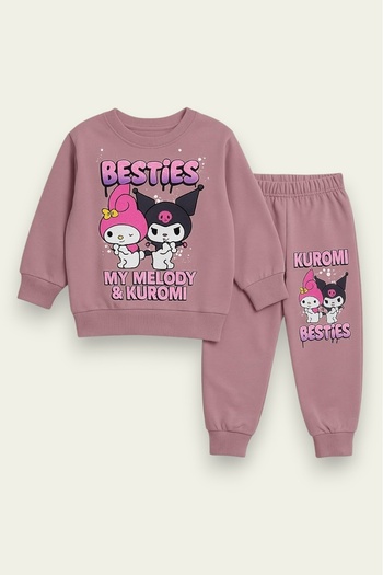 My Kids Wear Girl's 3 Thread Seasonal Printed Suit 3-10 Years Old
