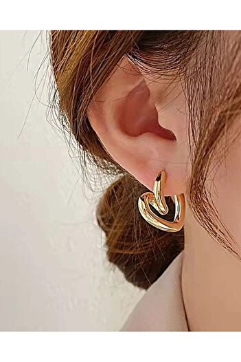 Inovius Minimalist Heart Earrings - 62041