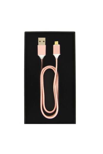 OEM Magnetic Micro USB Data Cable, Pink, 1m