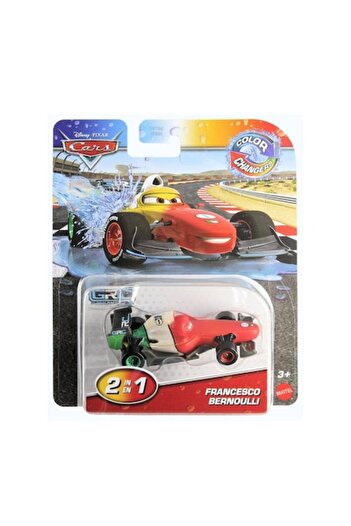 mattel Color Changer Francesco Bernoulli Toy Car, 8cm, Multicolor, 1:55, for Kids 3+