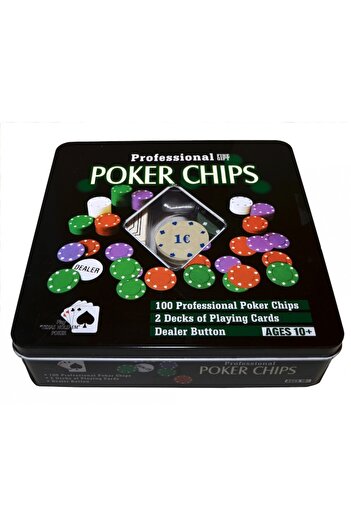 LaButic Texas Poker Set 100 Chips and Cards