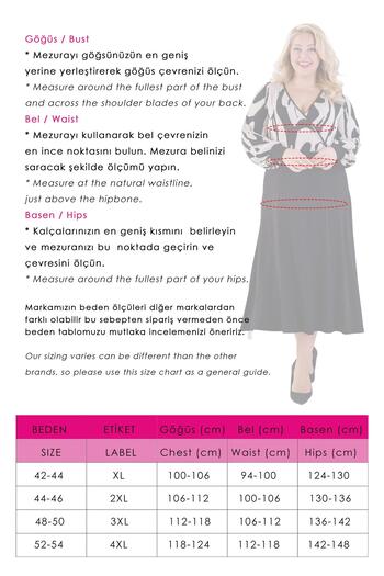 Madwilo Women's Beige Black Abstract Pattern Blocky Double Breasted Collar Balloon Sleeve Plus Size Stretchy Maxi Dress
