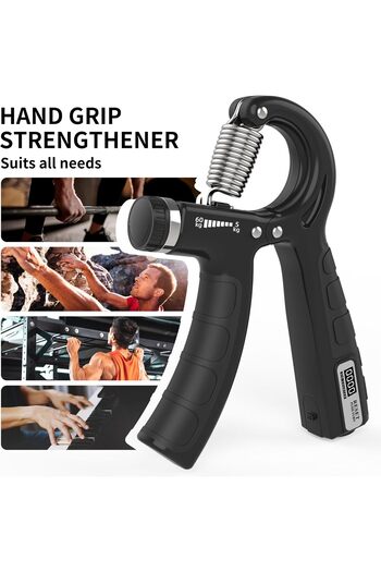 Roomlyne Cenobite Hand Grip Strengthener, Hand Gripper With Counter for Men & Women for Gym Workout Hand Exer