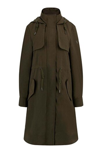 Guess Women's Parka Jacket Khaki