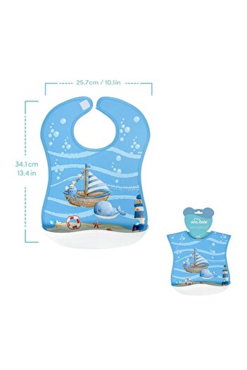 Sevi Bebe Plastic Pocket Apron Mermaid