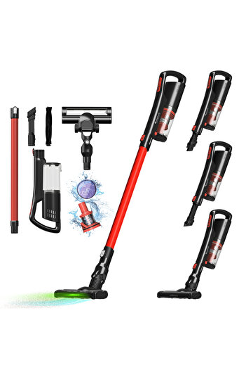 TurboTronic 2in1 laser vacuum cleaner TT-LV8 Ultra-Light Stick, 0.7l, Li-ion battery, 22, 2V