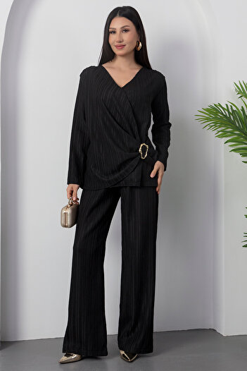 PULLIMM Double-Breasted Collar Buckle Double Suit D-82