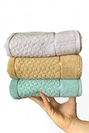 Mokita Home 3-Piece 50X90 cm Bamboo Hand and Face Towel Set