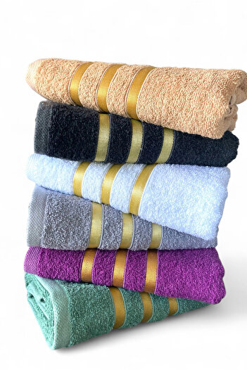 Mokita Home 6-Piece 50X90 cm Bamboo Hand and Face Towel Set