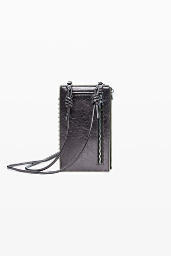 Desigual Women's platinum metallic wallet 25WAYP39