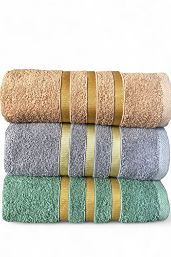 Mokita Home 3-Piece 50X90 cm Bamboo Hand and Face Towel Set