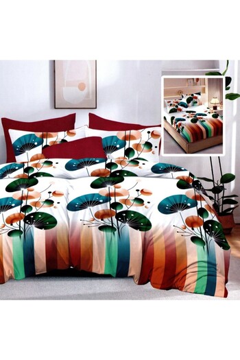 Pucioasa 6-piece finet bedding set, colorful leaves