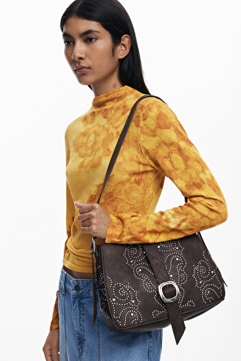 Desigual Brown women's bag 25WAXP34