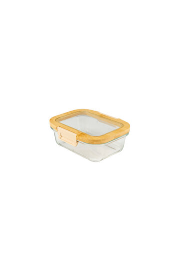 Bambum Moira Glass Storage Container with Lid and Lock 640 ml