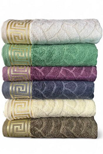 Mokita Home 6-Piece 50X90 cm Bamboo Hand and Face Towel Set