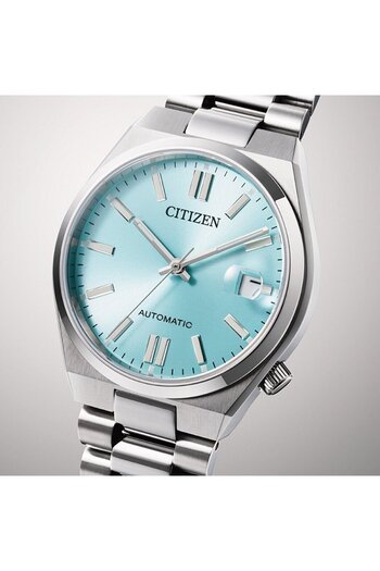 Citizen Tsuyosa Nj0200-50L Men's Wristwatch |   37 Mm, Tiffany Blue Dial, Automatic Movement