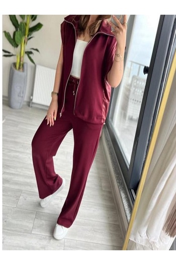 Özgürbutik Mobal Fabric Vest Suit