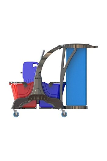DacEnergy Cleaning cart, solid construction, 2 buckets, 25 liters, professional juicer for...