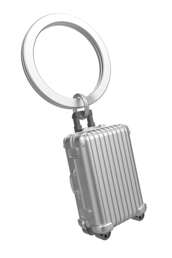 Metalmorphose Metal keychain, suitcase model,