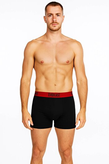 EVERLAST Men’s Boxer Briefs Cotton Black 8-Pack