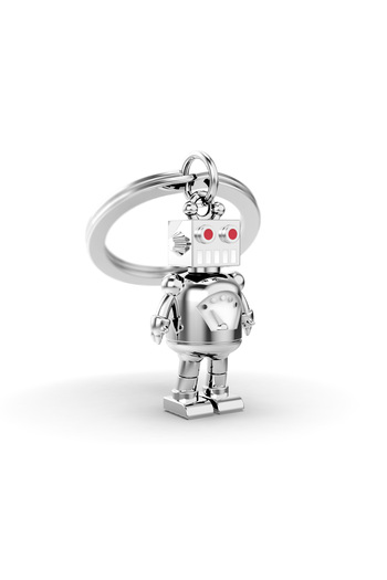Metalmorphose Metal keychain, robot model,