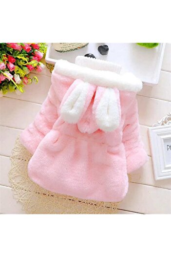 OEM Girls' fur coat PINK