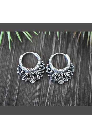 Viking Vintage Special Design Ring-Passable 316L Stainless & Tarnish-Free Steel Earrings Pair
