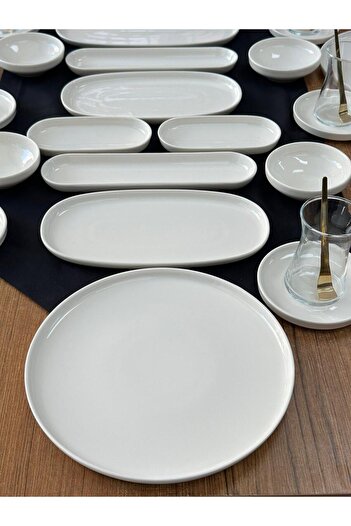 MD MİMOZA DEKOR Breakfast Set 70 Pieces Porcelain for 12 People