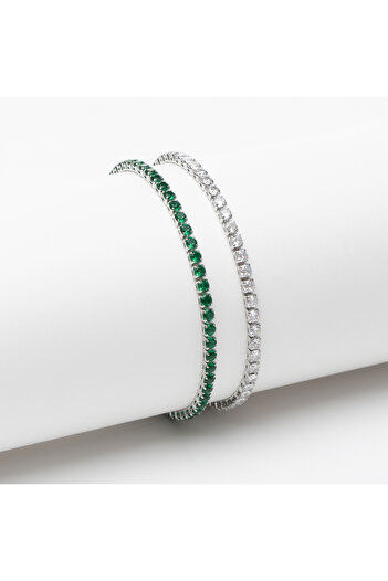 ElectraStore Set of 2 Zara Tennis Bracelets