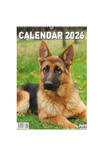 O-PRESS Dog calendar A3 2026