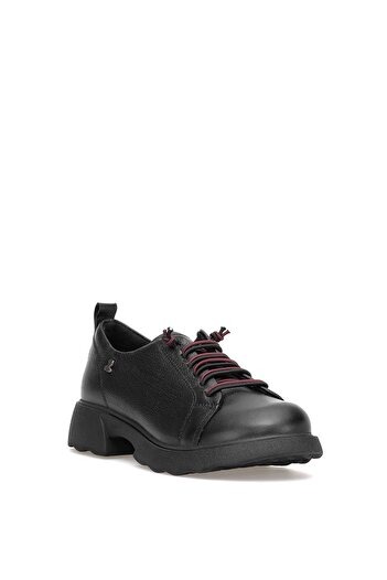 Venüs 2553801K Women's Genuine Leather Casual Shoes Black