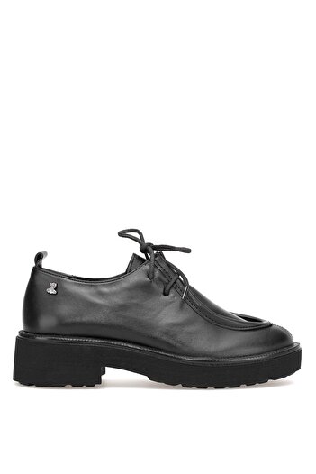 Venüs 2411550K Women's Genuine Leather Casual Shoes Black