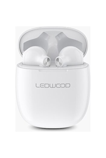 Led LEDWOOD T16 TWS, True Wireless, Bluetooth, In-ear Headphones, White