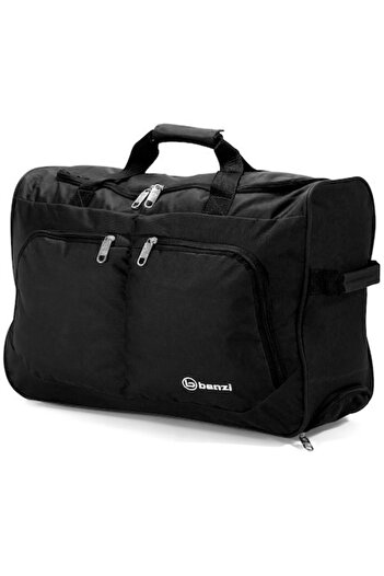 Benzi Travel bag with rollers, Belts, BZ 5675 - 53W, Black