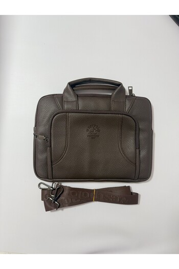 Nevgiss Aksesuar 2 Compartments Real Leather Bag Shoulder Bag Briefcase Laptop Bag 23X33Cm